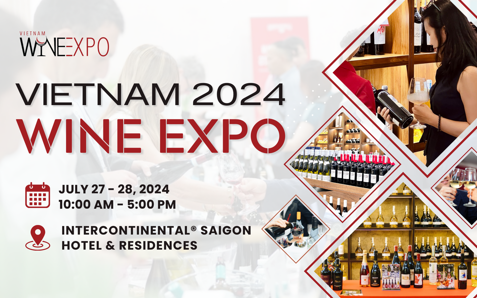 Vietnam Wine Expo event in 27 – 28 July 2024